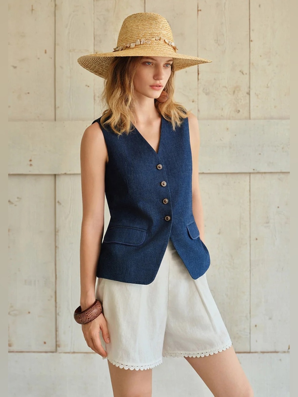 Petite Studio Vest & Pants Matching Set - Picture 4 of 10